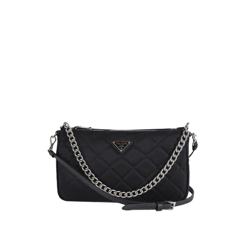 Prada Black Nylon Shoulder Bag
