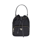 Prada Black Polyamide Backet Bag