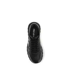 Prada Black Polyester Athletic Sneakers - EU40/US7
