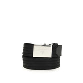 Prada Black Polyester Thin Belt - 95 cm / 38 Inches