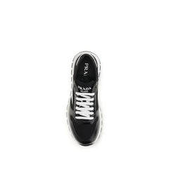 Prada Sorte Atletiske Sneakers i Genbrugt Polyamid - EU43/US10