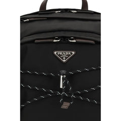 Prada Black Recycled Polyamide Backpack