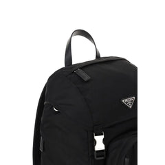 Prada Black Recycled Polyamide Backpack