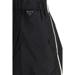 Prada Black Recycled Polyamide Bermuda Shorts - IT40 | M
