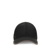 Prada Black Recycled Polyamide Cap (Baseball Hat)