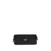 Prada Black Recycled Polyamide Clutch Bag
