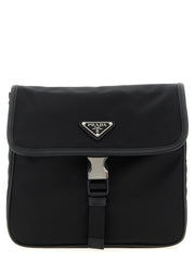 Prada Black Recycled Polyamide Crossbody Bag
