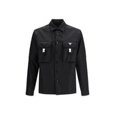 Prada Black Recycled Polyamide Jackets And Coat - L