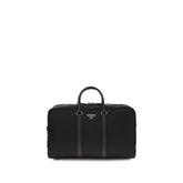 Prada Black Recycled Polyamide Luggage And Travel