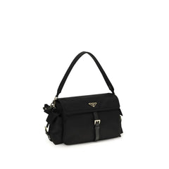 Prada Black Recycled Polyamide Shoulder Bag