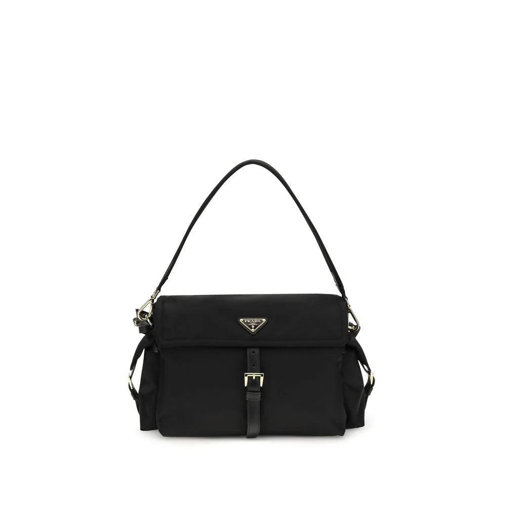 Prada Black Recycled Polyamide Shoulder Bag