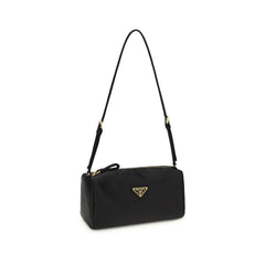 Prada Black Silk Shoulder Bag