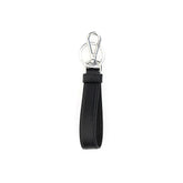 Prada Black Stainless Steel Keychain