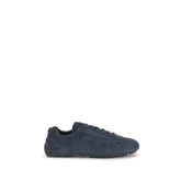 Prada Blue Calf Leather Bos Taurus Athletic Sneakers