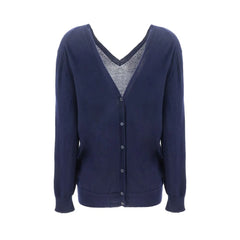 Prada Blue Cashmere Cardigan - IT40 | M