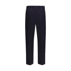 Prada Blue Cotton Dress Pants