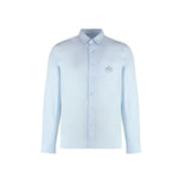 Prada Blue Cotton Dress Shirt - 39