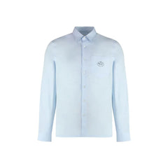 Prada Blue Cotton Dress Shirt - 39