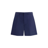Prada Blue Cotton Shorts