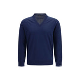 Prada Blue Cotton Sweatshirt
