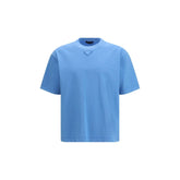 Prada Blue Cotton T-Shirt - XL
