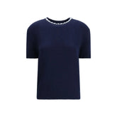 Prada Blue Fleece Wool Sweatshirt - IT42 | L
