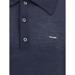 Prada Blue Fleece Wool Sweatshirt - IT52 | XL