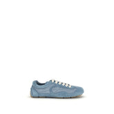 Prada Blue Lamb Ovis Aries Aries Athletic Sneakers - EU38.5/US8.5