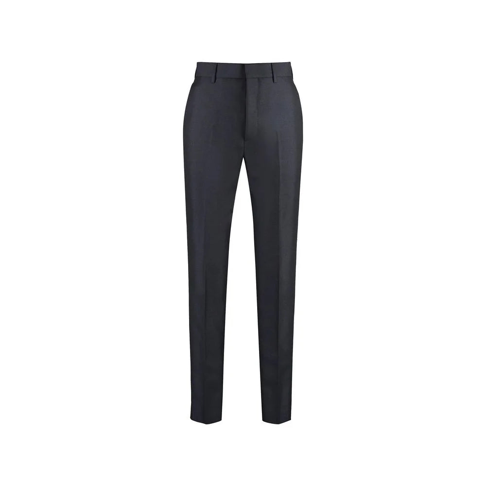 Prada Blue Mohair Dress Pants