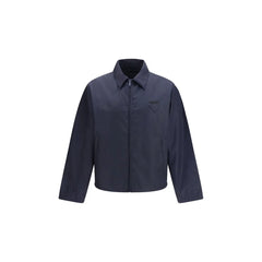 Prada Blue Nylon Shell Jacket