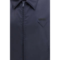 Prada Blue Nylon Shell Jacket