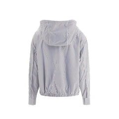 Prada Blue Polyamide Bomber - 42