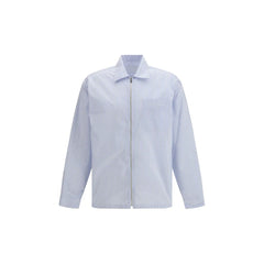Prada Blue Polyamide Pattern Shirt