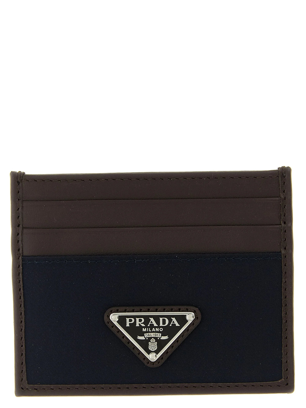 Prada Blue Recycled Polyamide Cardholder