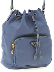 Prada Blue Recycled Polyamide Handbag