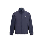 Prada Blue Recycled Polyamide Shell Jacket