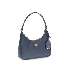 Prada Blue Recycled Polyamide Shoulder Bag