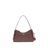 Prada Bordeaux Calf Leather Bos Taurus Shoulder Bag