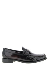 Prada Bordeaux Calfskin Slip-On Loafers - EU37/US7