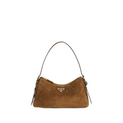 Prada Brown Calf Leather Bos Taurus Backet Bag