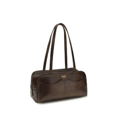 Prada Brown Calf Leather Bos Taurus Handbag