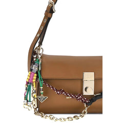 Prada Brown Calf Leather Bos Taurus Shoulder Bag - Shoulder Bags
