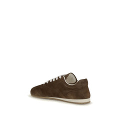 Prada Brown Calf Leather Bos Taurus Sneakers - EU36.5/US6.5