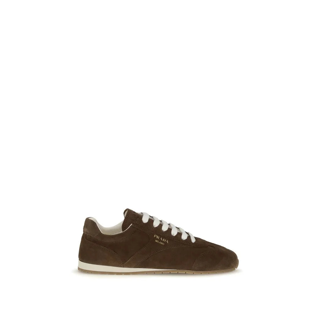 Prada Brown Calf Leather Bos Taurus Sneakers - EU36.5/US6.5