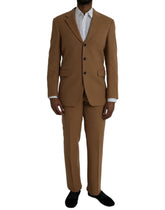 Prada Brown Cashmere 2 Piece Single Breasted Suit - Pant Suits