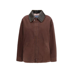 Prada Brown Cotton Coat - IT40 | M