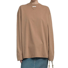 Prada Brown Cotton Long Sleeve T-Shirt - M