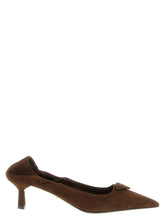 Prada Brown Lamb Leather Mid Heel Pumps - EU41/US11