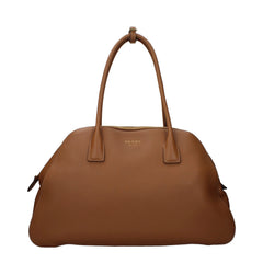 Prada Brun lædertaske til skulderen