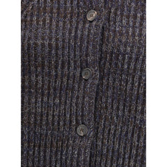 Prada Brown Merino Wool Cardigan - IT38 | S